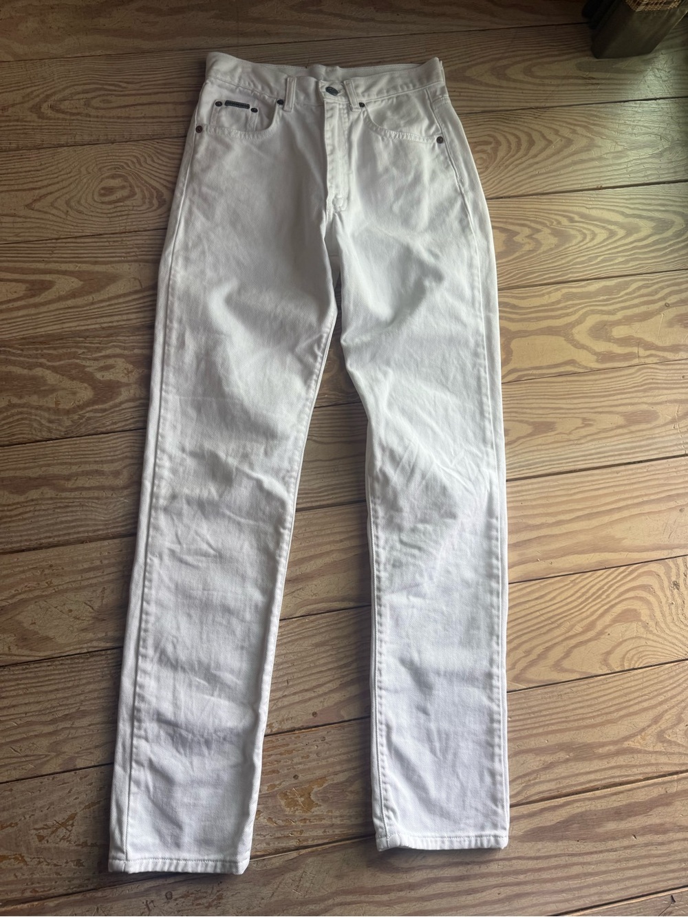 Vintage Calvin Klein White Denim Jeans size 3